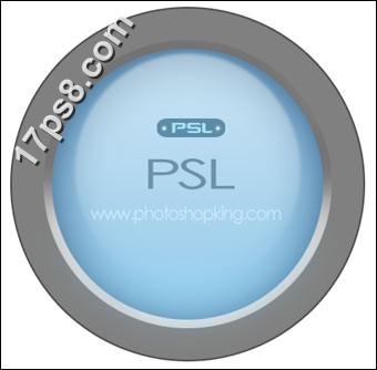 藍(lán)色高光按鈕 一起ps吧 ps教程