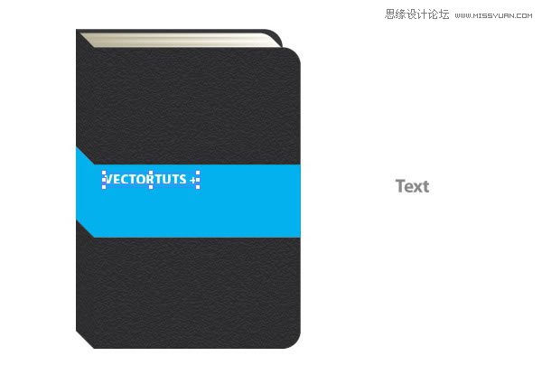 Illustrator繪制立體效果的黑色筆記本,破洛洛