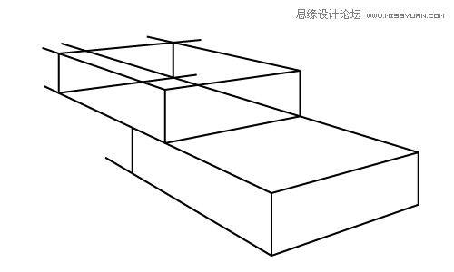 Illustrator繪制三維立體透視圖教程(3),破洛洛