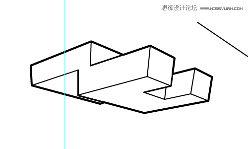 Illustrator繪制三維立體透視圖教程(4),破洛洛