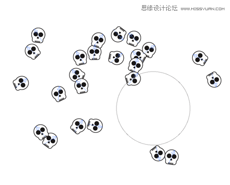 Illustrator給滑板添加骷髏圖案效果,PS教程,思緣教程網