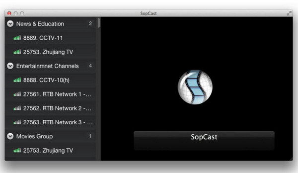 Sopcast(网络电视) for Mac V1.3.5 苹果电脑版