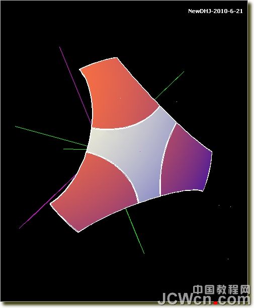 AUTOCAD制作南非世界杯足球“普天同庆” 脚本之家 autocad教程