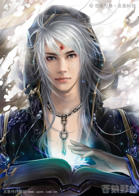 painter绘制帅气魔法师  painter教程