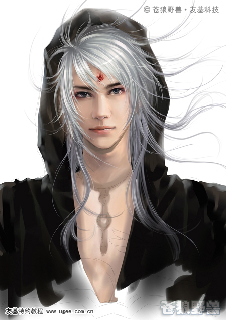 painter绘制帅气魔法师  painter教程