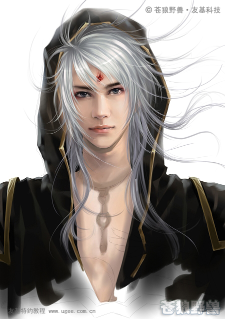 painter绘制帅气魔法师  painter教程