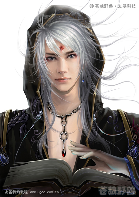 painter绘制帅气魔法师  painter教程