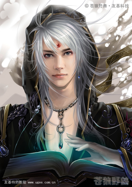 painter绘制帅气魔法师  painter教程