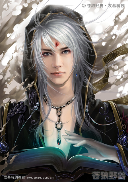 painter绘制帅气魔法师  painter教程