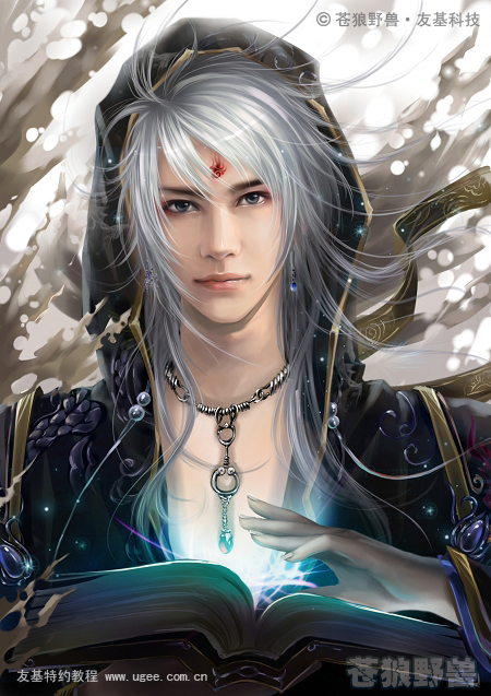 painter绘制帅气魔法师  painter教程