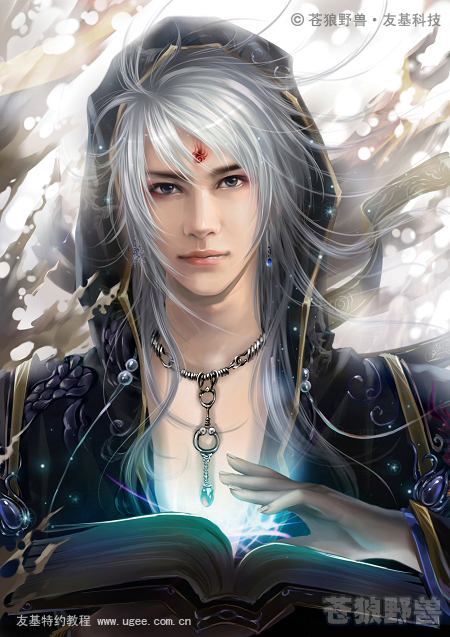 painter绘制帅气魔法师  painter教程