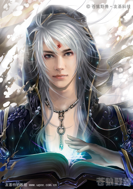 painter绘制帅气魔法师  painter教程