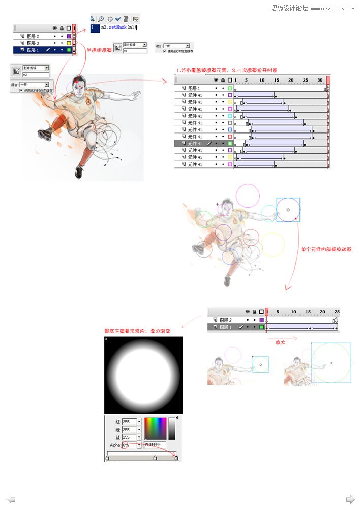 Flash实例教程:制作联通富媒体广告实例教程,PS教程,思缘教程网