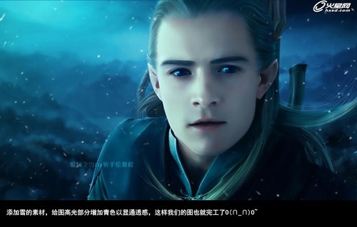 PS手繪教程：PS結(jié)合SAI鼠繪逼真的魔戒精靈王子圖