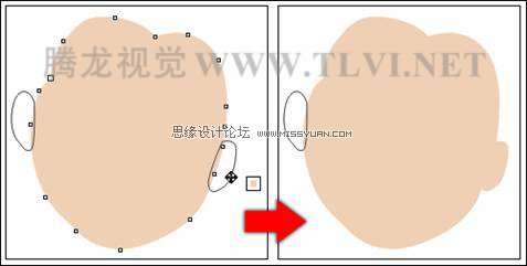 在CorelDRAW中使用純色填充對象,破洛洛