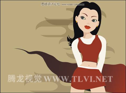 在CorelDRAW中使用純色填充對象,破洛洛