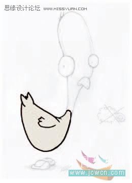 Flash CS3鼠绘教程：绘制小鸡的动画效果,PS教程,思缘教程网