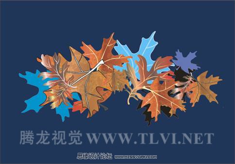 使用CorelDRAW中的藝術(shù)筆工具,破洛洛
