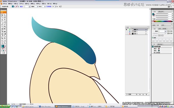 Illustrator繪制矢量風格的中國花鳥畫,破洛洛