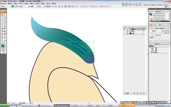 Illustrator繪制矢量風格的中國花鳥畫,破洛洛