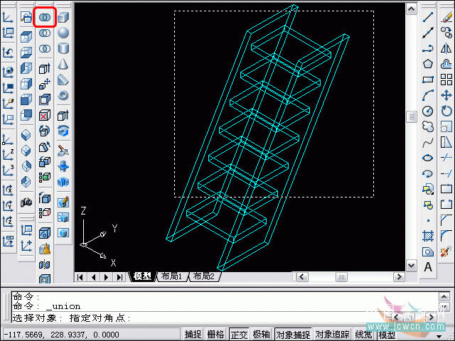AutoCAD建模楼梯 脚本之家 AutoCAD教程