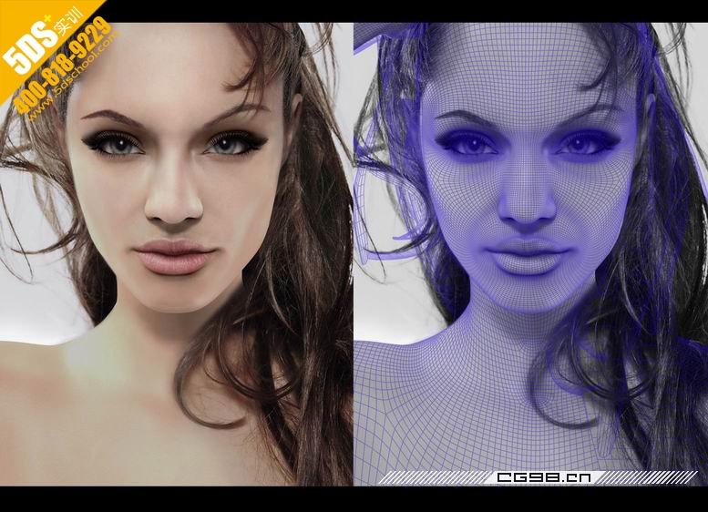 MAYA打造好莱坞巨星安吉丽娜朱莉 脚本之家 MAYA角色动画教程