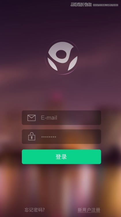 Fireworks設(shè)計(jì)一個(gè)扁平化風(fēng)格的登錄界面,PS教程,思緣教程網(wǎng)