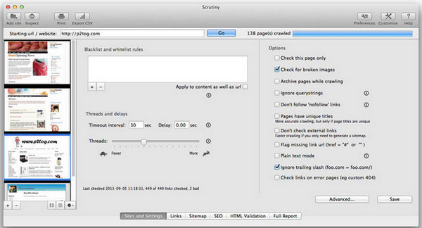 Scrutiny for Mac(Mac死链检查工具) V12.7.0 苹果电脑版