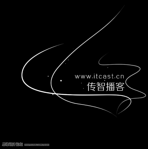 Photoshop路徑描邊制作時尚絢麗的動感光線效果圖