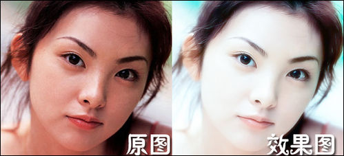 ps磨皮美白打造心動美女 