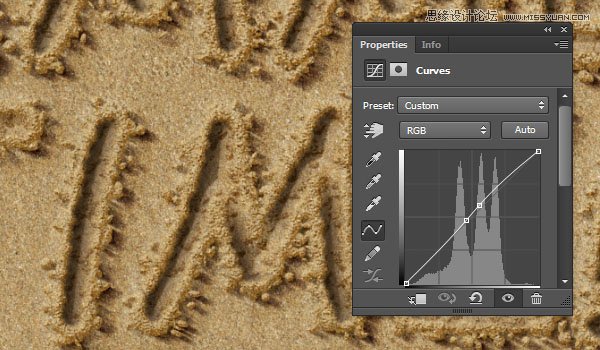 Photoshop制作逼真的在沙灘寫字的效果教程