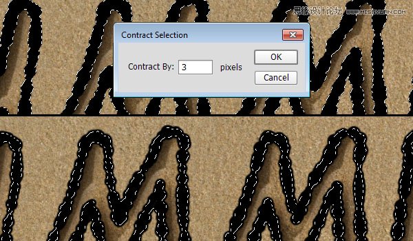 Photoshop制作逼真的在沙灘寫字的效果教程