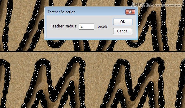 Photoshop制作逼真的在沙灘寫字的效果教程