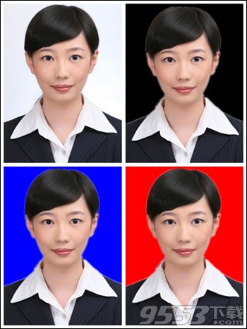 美圖秀秀怎么更改證件照背景色?