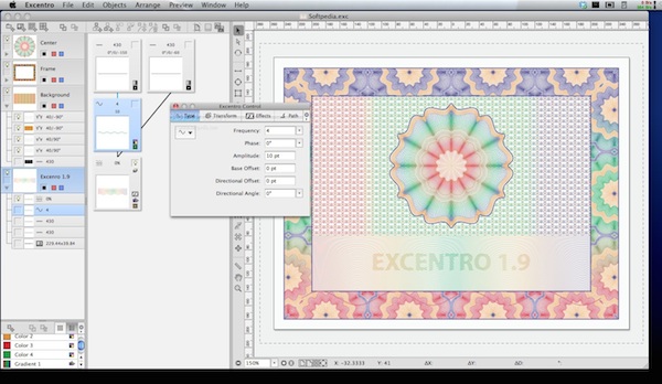 Excentro for mac(防伪图案制作软件) V1.9.26 苹果电脑版