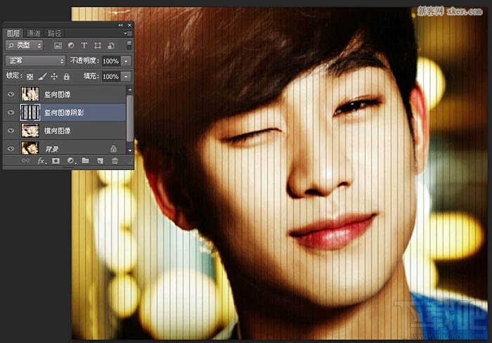 利用Photoshop CC自定義圖案及快速蒙版制作個(gè)性編織效果教程