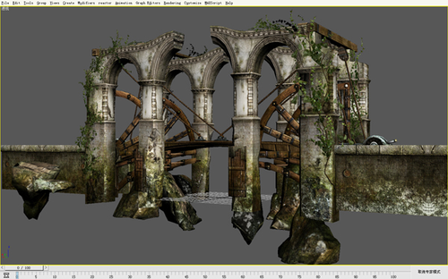 3dsmax制作次世代游戏场景《世界之桥》