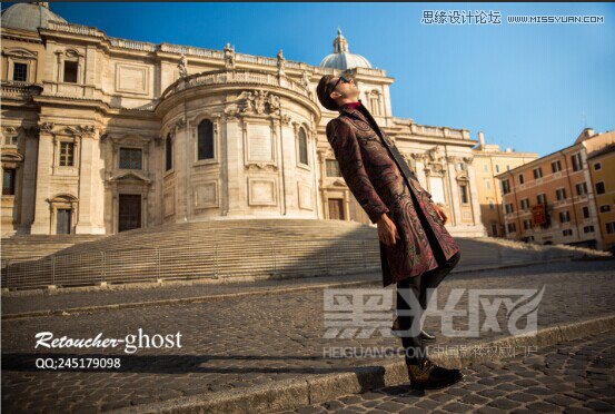 Photoshop調(diào)出外景人像超質(zhì)感的復(fù)古冷色調(diào)照片效果