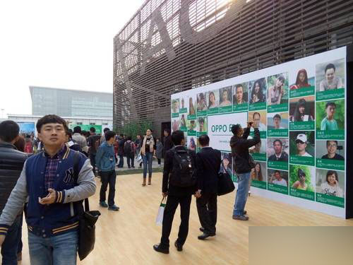 OPPO N3发布会现场:已逐步进场 还等什么呢