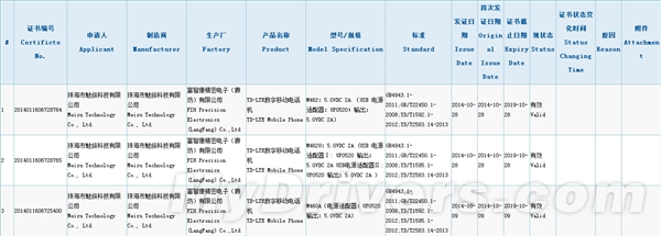 魅族MX4 Pro現(xiàn)身 竟是雙版本！
