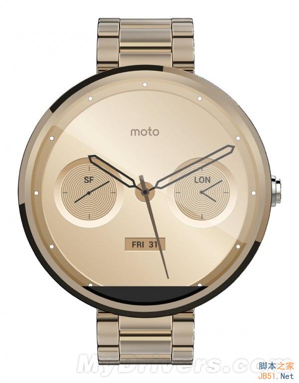 土豪金版Moto 360上架摩托官网：美醉了！