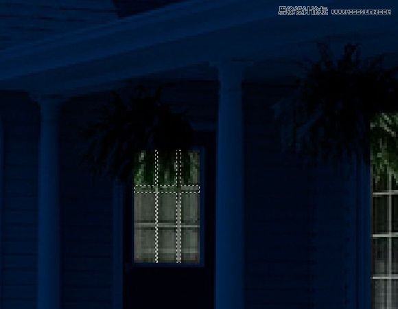 Photoshop把白天的別墅照片調(diào)成逼真的夜景效果