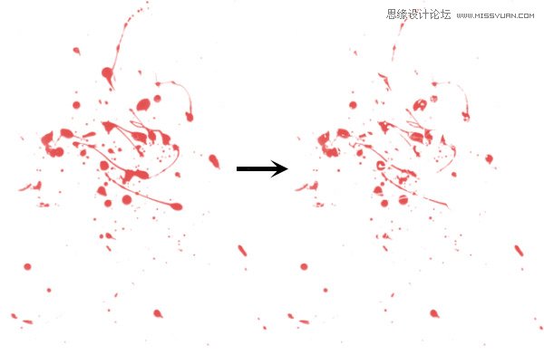 Photoshop純手工創(chuàng)建高清晰血跡噴濺效果筆刷教程