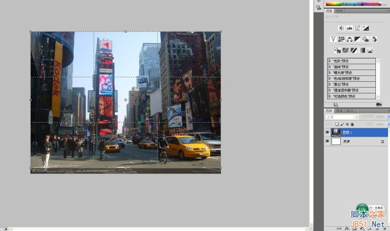 Photoshop創(chuàng)意合成手拿老照片舊地重游的圖片效果