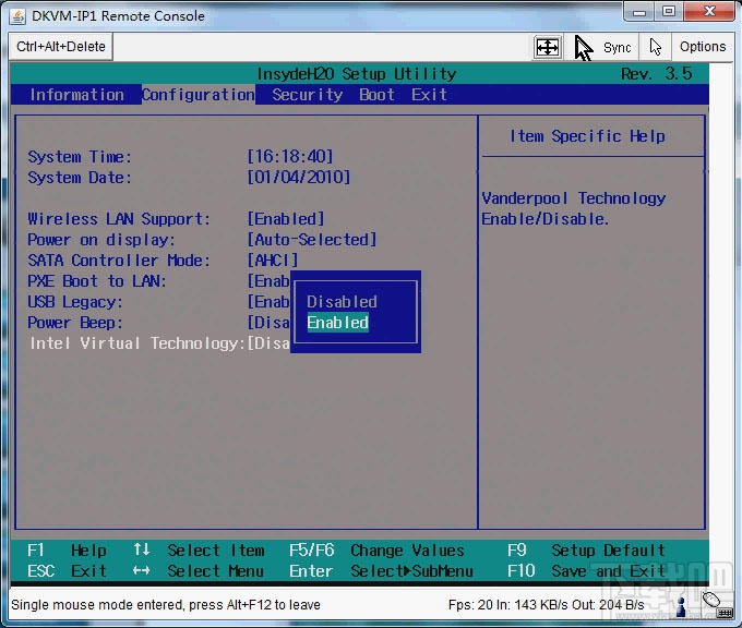 Intel Virtual Technology BIOS設(shè)置
