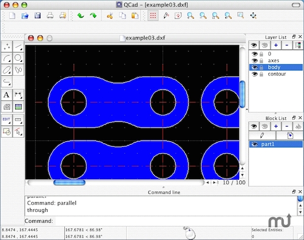 QCad(CAD圖紙繪制軟件) for mac v3.28.2.0 蘋(píng)果電腦版