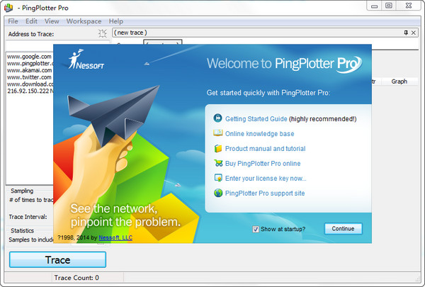 Pingplotter Pro网络地址追踪软件 v5.23.3 英文官方安装版