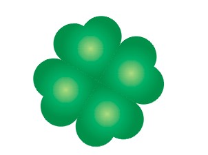 CDR制作四叶草  CorelDraw实例教程