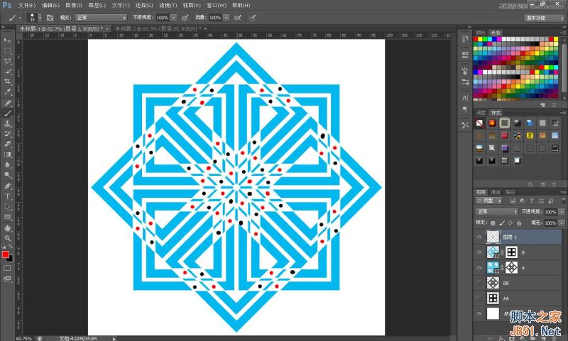 Photoshop設(shè)計(jì)傳統(tǒng)的創(chuàng)意精美編織圖案教程