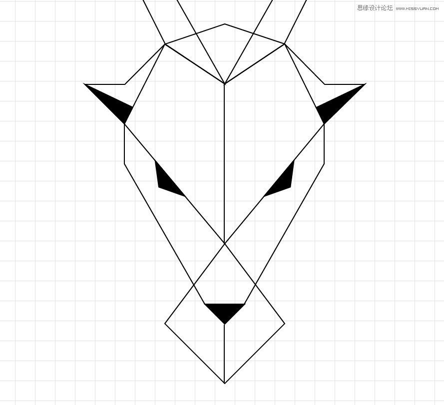 Illustrator繪制簡約時(shí)尚的鹿形LOGO教程,PS教程,思緣教程網(wǎng)